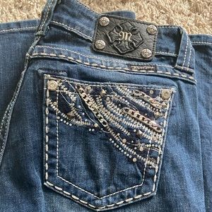 Size 27 bootleg Miss Me jeans